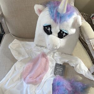 Pottery Barn NWT Kids Unicorn Halloween Costume Size 3X & 4-6